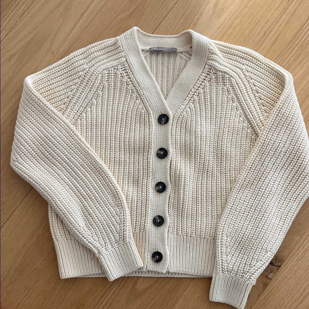 Everlane Cotton Cardigan, Size Small